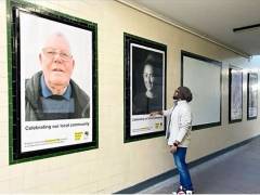 Kingston University MA photography students transform Tolworth station into portrait exhibition of local community  